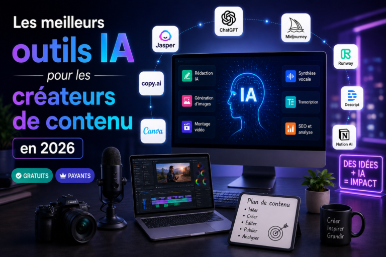 Les meilleurs outils d’IA pour les créateurs de contenu en 2026 ChatGPT Image Aug 8, 2026, 08_10_11 AM