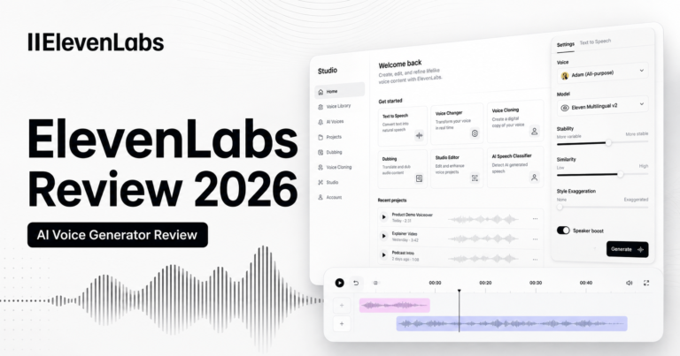 ElevenLabs Review 2026 pricing and AI voice generator comparison
