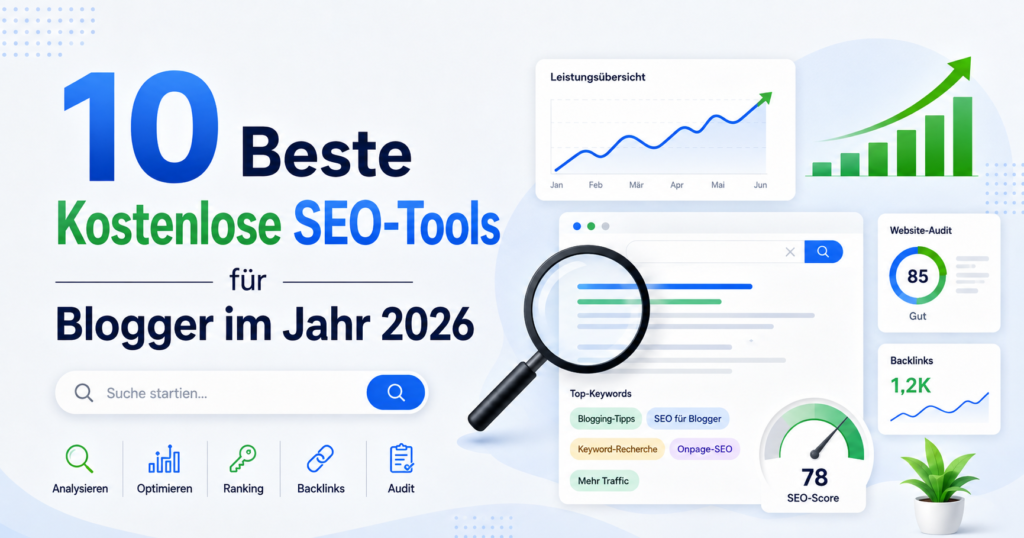 Kostenlose SEO-Tools für Blogger im Vergleich