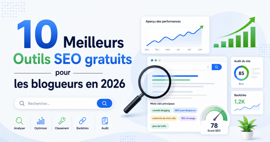 Comparatif des meilleurs outils SEO gratuits pour blogueurs