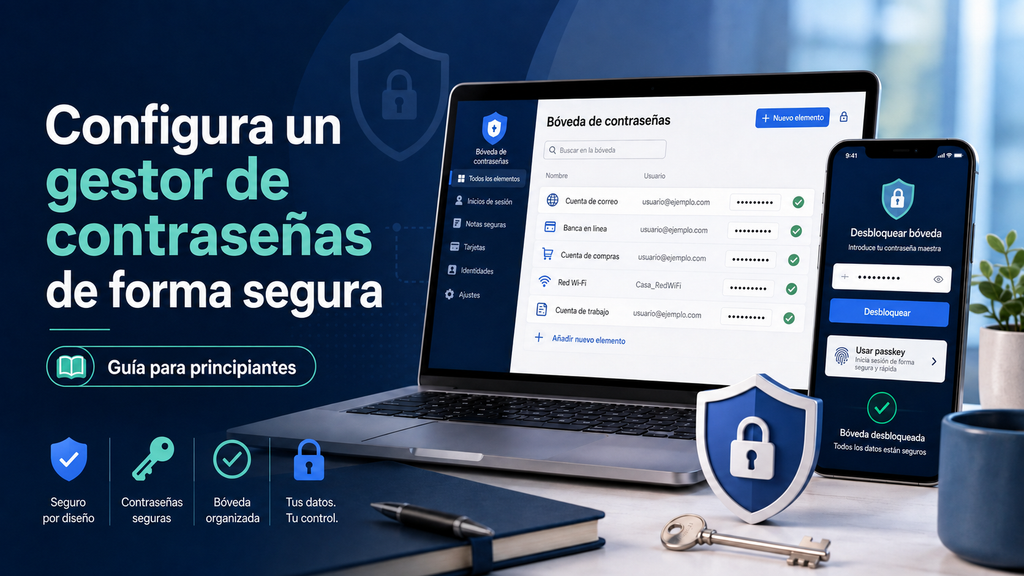 Cómo configurar un gestor de contraseñas de forma segura