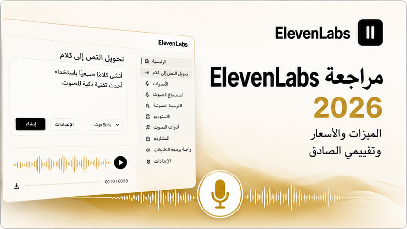 مراجعة ElevenLabs وأسعاره ومميزاته