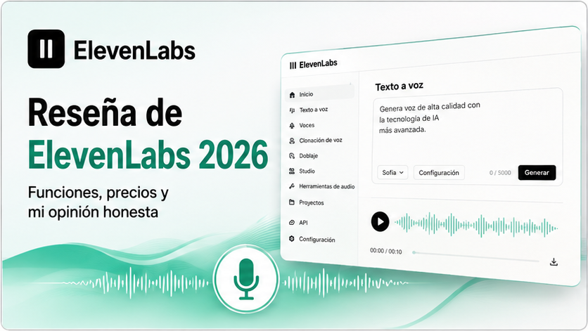 Reseña de ElevenLabs 2026 y comparación de sus planes