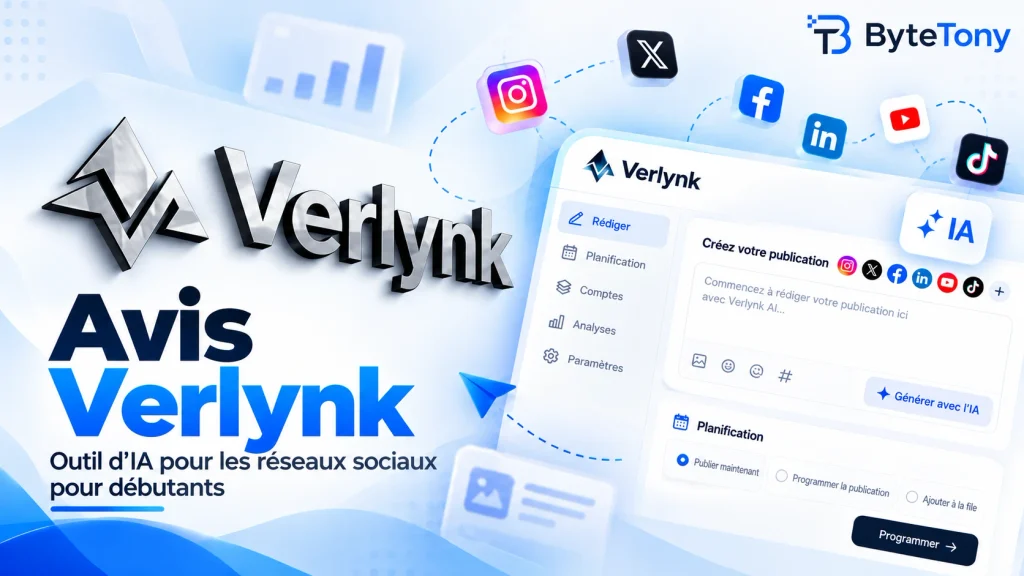 Avis Verlynk – outil IA de gestion des réseaux sociaux pour débutants
