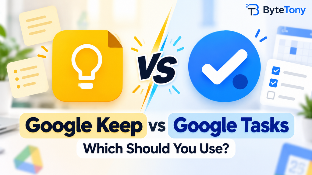 Google Keep vs Google Tasks: comparación para elegir cuál usar